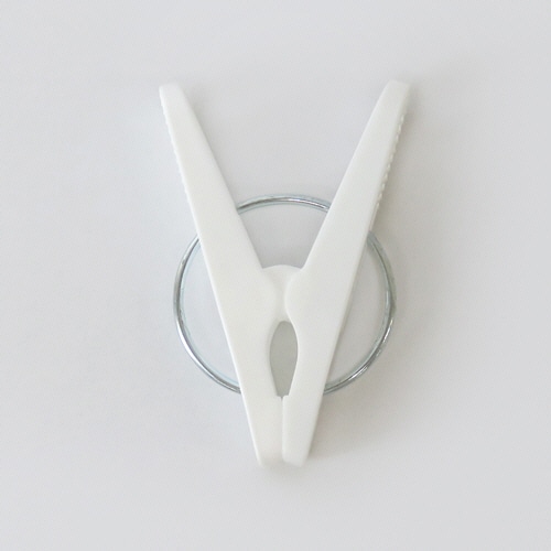 東和産業 ネオスール 洗濯ピンチ ホワイト 20個/袋(ご注文単位1袋)【直送品】