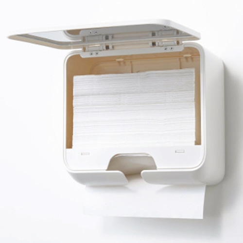 日本製紙クレシア ペーパータオルキャビネット タウパーフラット M レギュラー 1個(ご注文単位1個)【直送品】