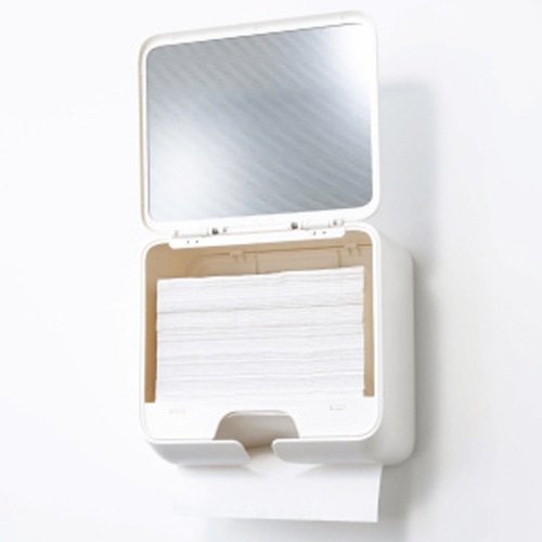 日本製紙クレシア ペーパータオルキャビネット タウパーフラット M レギュラー 1個(ご注文単位1個)【直送品】