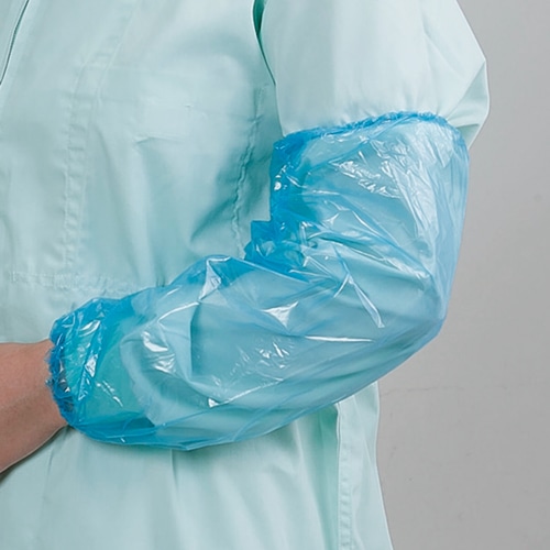 川西工業 ポリエチアームカバー エコノミー クリア 4750 50枚/袋(ご注文単位1袋)【直送品】