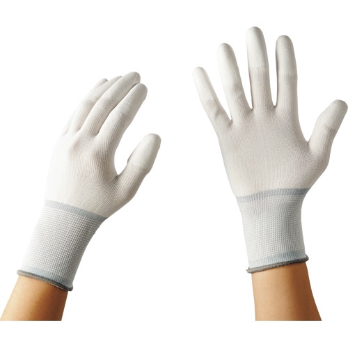 TANOSEE 13ゲージ ウレタンコート手袋 パームタイプ L 10双/袋（ご注文単位1袋）【直送品】