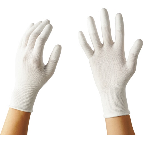 TANOSEE 13ゲージ ウレタンコート手袋 指先タイプ S 10双/袋（ご注文単位1袋）【直送品】