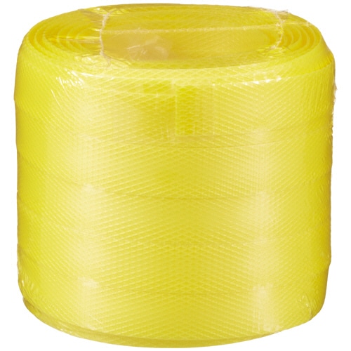 TANOSEE PPバンド 小巻セット 15mm×50m 黄 1セット(ご注文単位1セット)【直送品】