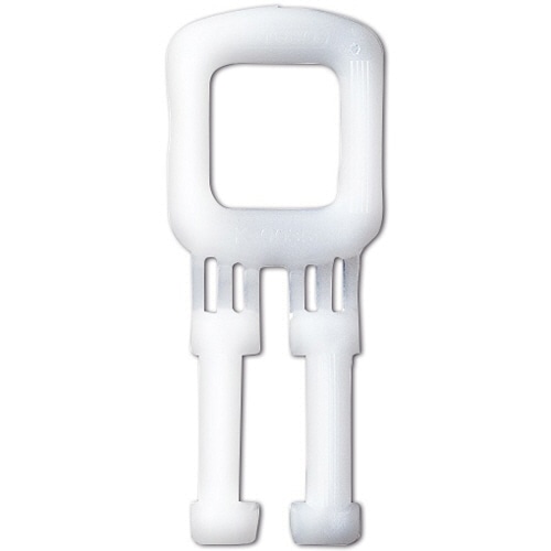 TANOSEE PPバンドストッパー 15mm 白 200個/袋（ご注文単位1袋）【直送品】