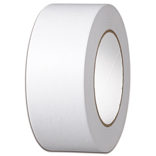 TANOSEE クラフトテープ 重ね貼可能 50mm×50m 白 1巻(ご注文単位1巻)【直送品】