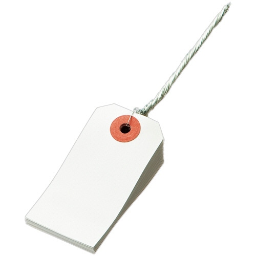 TANOSEE 再生紙荷札 6号(豆) 30×60mm 1000枚/箱(ご注文単位1箱)【直送品】