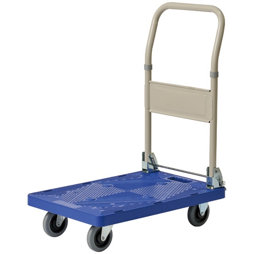 TANOSEE 自立式静運樹脂台車 120kg荷重 1台(ご注文単位1台)【直送品】