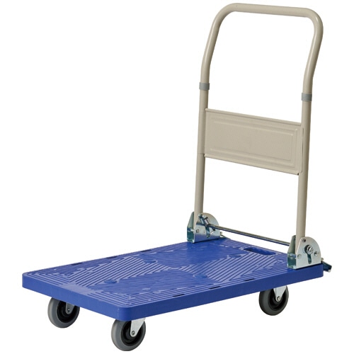 TANOSEE 自立式静運樹脂台車 150kg荷重 1台(ご注文単位1台)【直送品】