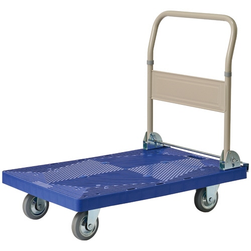 TANOSEE 自立式静運樹脂台車 300kg荷重 1台(ご注文単位1台)【直送品】