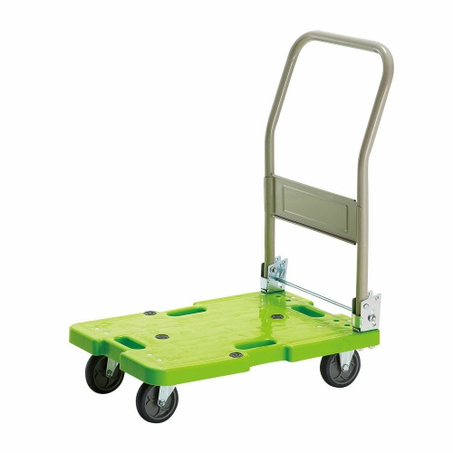 TANOSEE 樹脂運搬車(キャスター標準) W400×D600×H775mm 120kg荷重 1台(ご注文単位1台)【直送品】