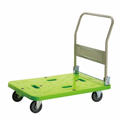 TANOSEE 樹脂運搬車(キャスター標準) W600×D900×H858mm 220kg荷重 1台(ご注文単位1台)【直送品】