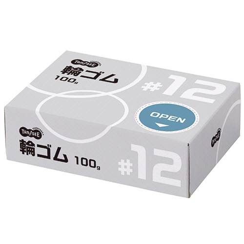 TANOSEE 輪ゴム #12 100g 1箱（ご注文単位1箱）【直送品】