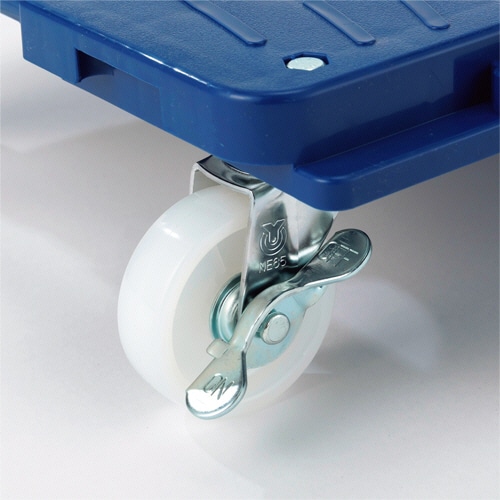 TANOSEE 連結平台車 150kg荷重 大(W600×D400×H115mm) ストッパー2個付 1台(ご注文単位1台)【直送品】