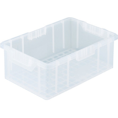 TRUSCO NS型コンテナ 10L ナチュラル NS-10N-NR 1個（ご注文単位1個）【直送品】