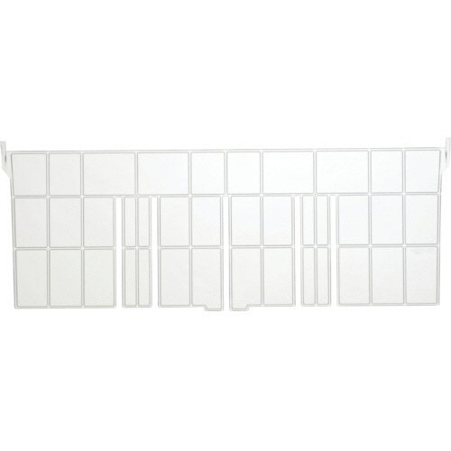 TRUSCO コンテナ仕切板 長手F-2用 365×136mm 透明 F-12LTM 1枚（ご注文単位1枚）【直送品】