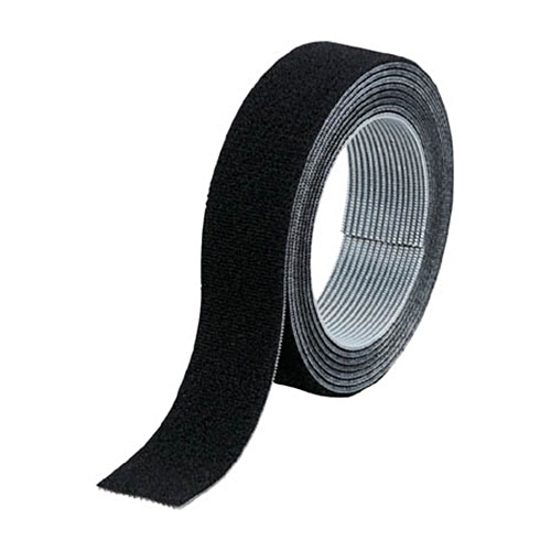 TRUSCO マジックバンド結束テープ 両面タイプ 黒 20mm×1.5m MKT-2015-BK 1巻(ご注文単位1巻)【直送品】