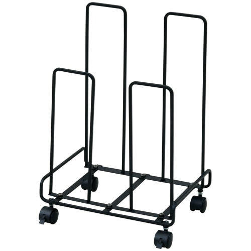 YAMAZEN ダンボール収納ワゴン ブラック RDSW-165(BK) 1台（ご注文単位1台）【直送品】