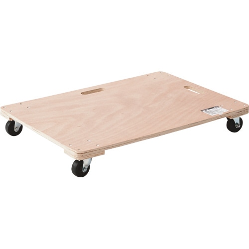 >YAMAZEN 木製平台車 600×900mm WD-9060 1台(ご注文単位1台)【直送品】