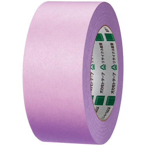 オカモト クラフトテープ 環境思いカラー No.224WC 50mm×50m 紫 1巻（ご注文単位1巻）【直送品】