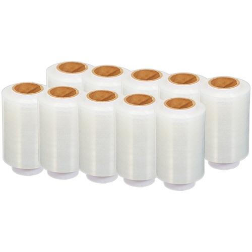 クラフトマン ミニストレッチフィルム 詰替 0.012mm×100mm×200m CF-MSF-12 10巻/セット（ご注文単位1セット）【直送品】