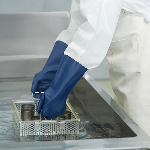 ショーワグローブ CN740 ニトリルゴム製化学防護手袋 L CN740-L 1双(ご注文単位1双)【直送品】