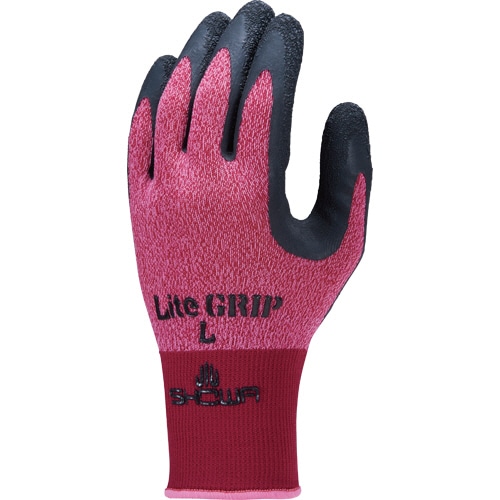 ショーワグローブ No.341 ライトグリップ L レッド NO.341-LR-1P 1双（ご注文単位1双）【直送品】
