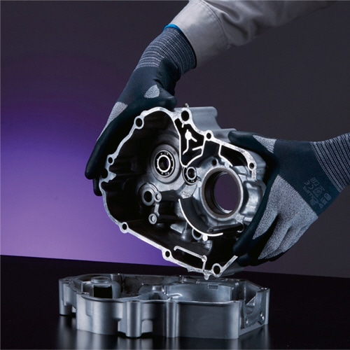 ショーワグローブ No.381 マイクログリップ M グレー NO.381-M 1双(ご注文単位1双)【直送品】