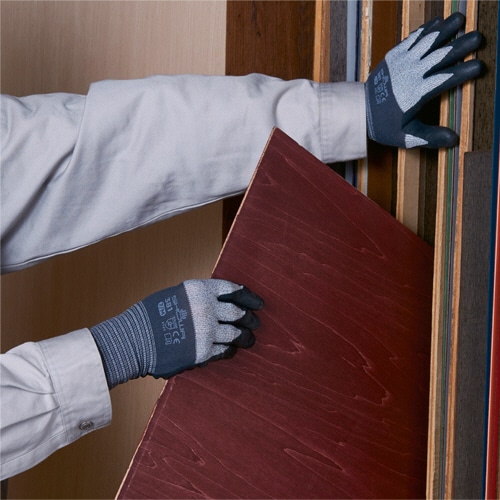 ショーワグローブ No.381 マイクログリップ M グレー NO.381-M 1双(ご注文単位1双)【直送品】