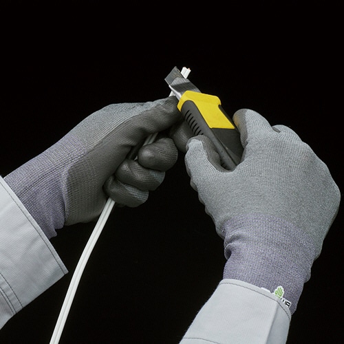 ショーワグローブ XC510 フォルテックスウレタンパーム手袋 L グレー/レッド XC510-L 1双(ご注文単位1双)【直送品】