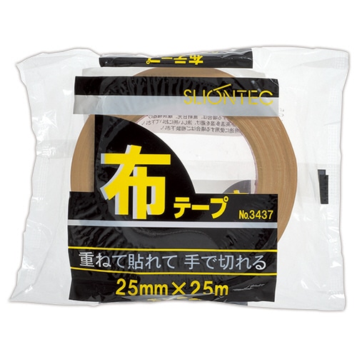 スリオンテック 布テープ No.343720 25mm×25m No.343720-25X25DB 60巻/セット（ご注文単位1セット）【直送品】
