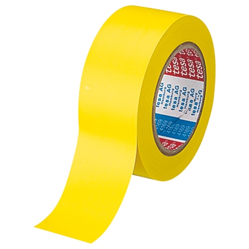 テサテープ ラインテープ 50mm×33m 黄 4169PV8キ 1巻（ご注文単位1巻）【直送品】