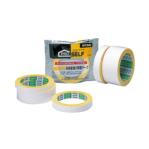 ニトムズ ハンディカット多用途強力両面テープ 20mm×10m J1320 1巻（ご注文単位1巻）【直送品】