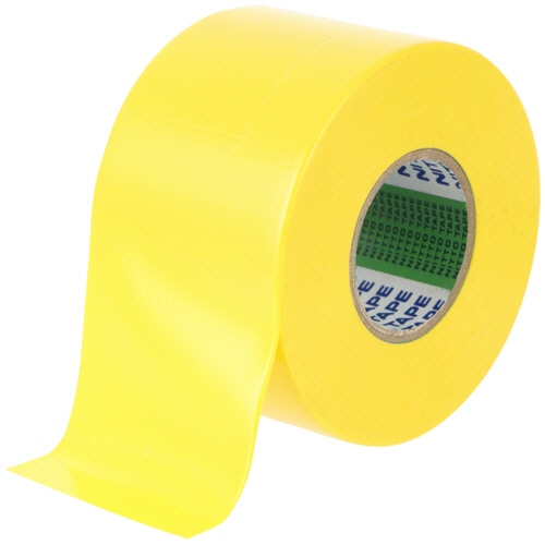 ニトムズ ビニルテープ No.21 幅広 50mm×20m 黄 J3422 1巻（ご注文単位1巻）【直送品】
