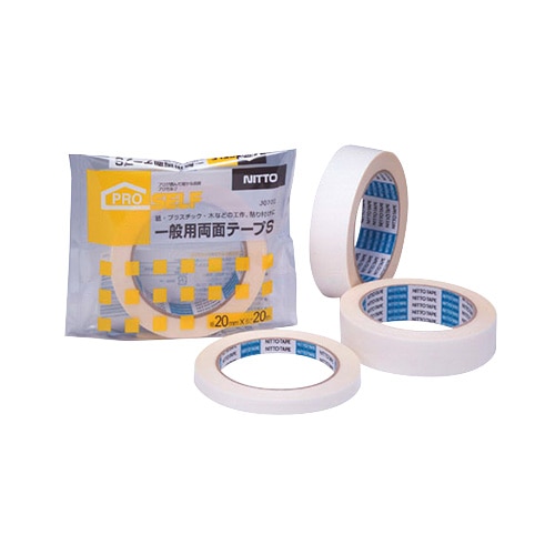 ニトムズ 一般用 両面テープS 100mm×20m J0760 1巻(ご注文単位1巻)【直送品】
