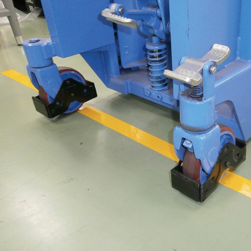 ニトムズ 耐久ラインテープ DLT-800 50mm×20m 黄 Y6001 1巻(ご注文単位1巻)【直送品】