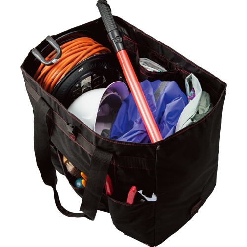 リングスター ワンツースリー ツールバッグ 大 ブラック T-500M 1個（ご注文単位1個）【直送品】