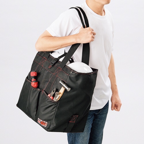 リングスター ワンツースリー ツールバッグ 中 ブラック T-400S 1個(ご注文単位1個)【直送品】