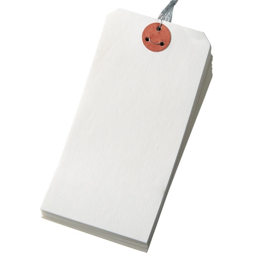 今村紙工 耐水紙 針金荷札 2号 60×120mm TH-2 100枚/袋（ご注文単位1袋）【直送品】