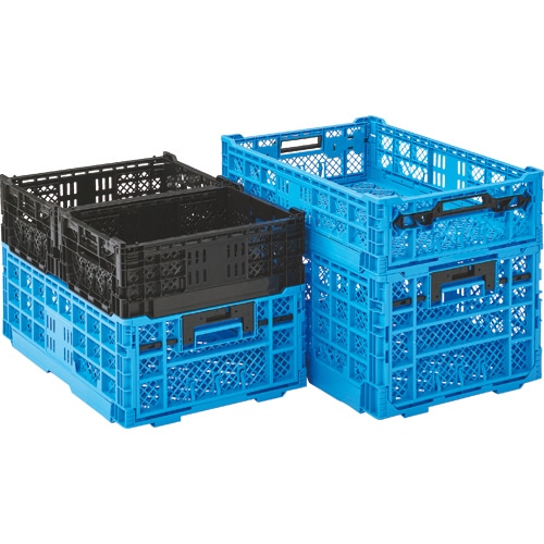 三甲 メッシュ折りたたみコンテナ 14.5L ブラック 557140-00 1台(ご注文単位1台)【直送品】