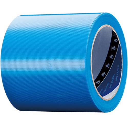 寺岡製作所 養生用P-カットテープ No.4140 100mm×25m 青 No.4140アオ100 1巻(ご注文単位1巻)【直送品】