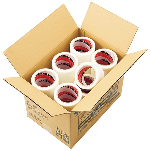 寺岡製作所 養生用P-カットテープα No.4100NP 無包装 50mm×25m 透明 30巻/箱(ご注文単位1箱)【直送品】