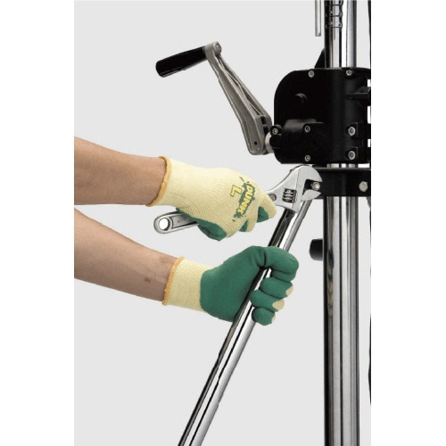 川西工業 ダンク L グリーン #2508-L 3双/袋(ご注文単位1袋)【直送品】