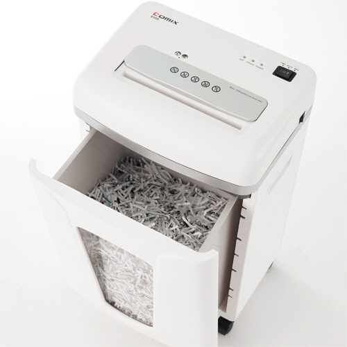 COMIX パーソナルシュレッダー A4 クロスカット ホワイト S356N-W 1台