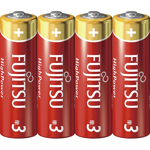 FDK 富士通 アルカリ乾電池 ハイパワータイプ 単3形 LR6FH(4S) 40本/箱（ご注文単位1箱）【直送品】