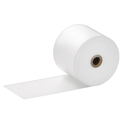 TANOSEE 感熱レジロール紙 ノーマル保存 幅58×直径約71mm×長さ63m 厚み約0.062mm 芯内径12mm 80巻/箱(ご注文単位1箱)【直送品】