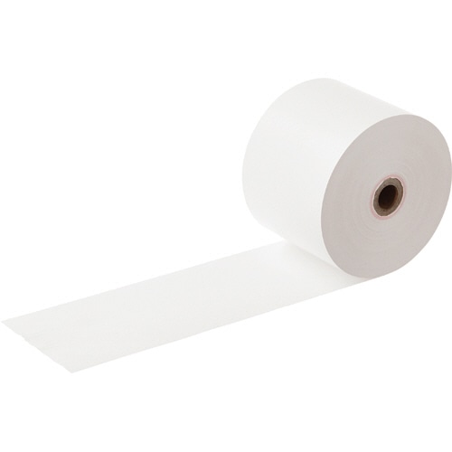 TANOSEE 感熱レジロール紙 ノーマル保存 幅80×直径80mm×長さ63m 厚み約0.075mm 芯内径12mm 60巻/箱(ご注文単位1箱)【直送品】