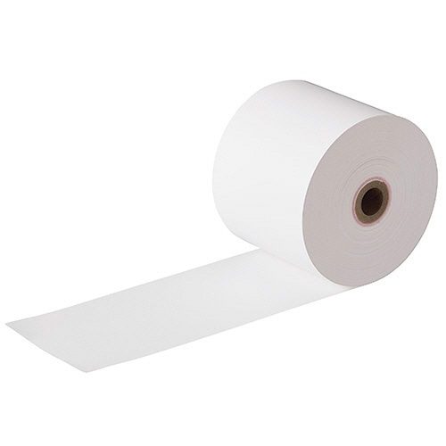 TANOSEE 感熱レジロール紙 中保存 幅58×直径71mm×長さ63m 厚み約0.065mm 芯内径12mm 80巻/箱(ご注文単位1箱)【直送品】