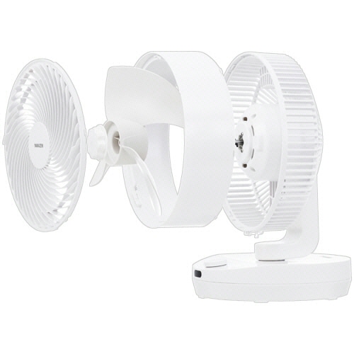 YAMAZEN DCサーキュレーター 25cm 上下左右首振り ホワイト YAR-DD253(W) 1台（ご注文単位1台）【直送品】