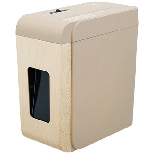 アスカ クロスカットシュレッダー A4 木目調 SZK02WD 1台(ご注文単位1台)【直送品】