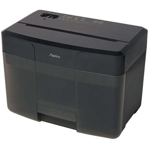 アスカ マイクロカットシュレッダー A4 ブラック S11MBK 1台(ご注文単位1台)【直送品】